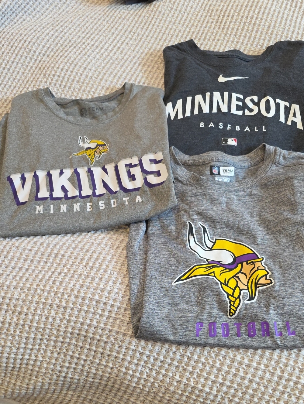 Lot Of 3 Minnesota Shirts